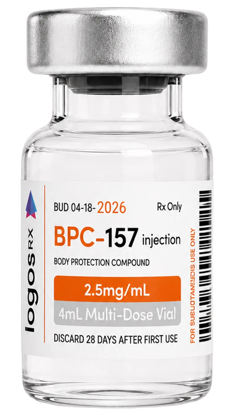Logos RX BPC-157 subcutaneous injection vial