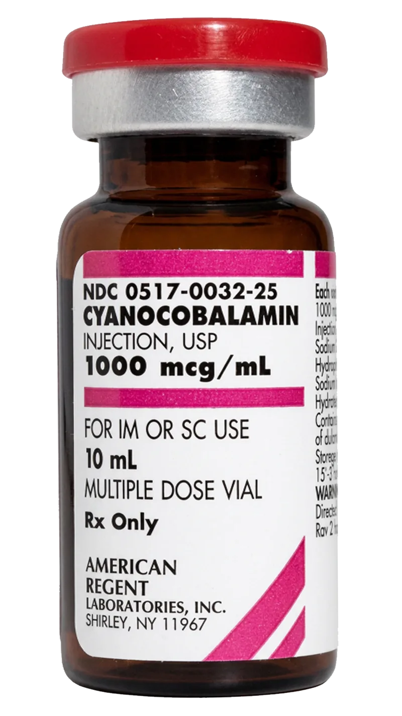 Logos RX Cyanocobalamin Vitamin B12 injection multi-dose vial