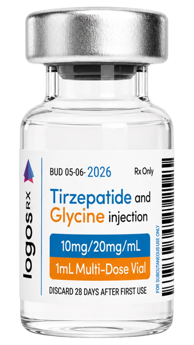 Logos RX Tirzepatide and Glycine injection multi-dose vial